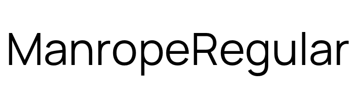Manrope Regular  Descarca Fonturi Gratis