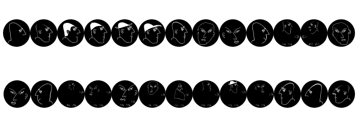 MansPartsPlaying Font LOWERCASE