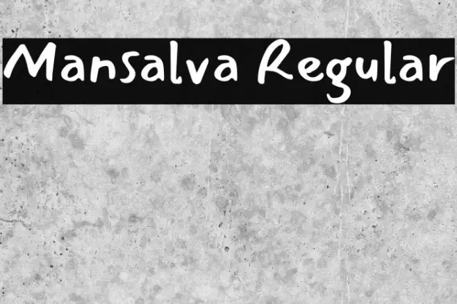 Mansalva Regular Example 1