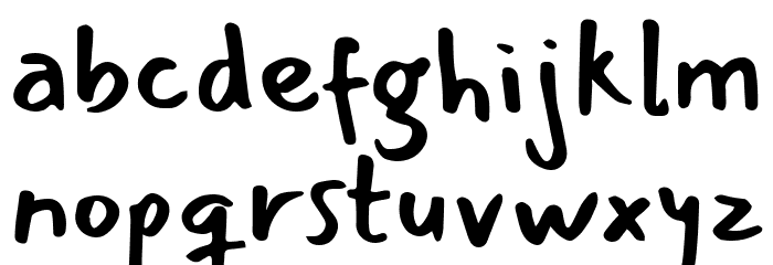 Mansalva Regular Font LOWERCASE