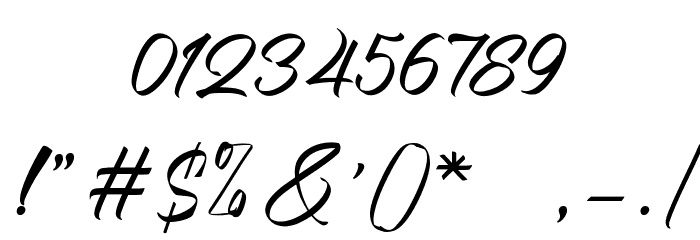 Mansions Brush Script Font OTHER CHARS