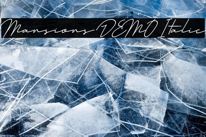 Mansions DEMO Italic Example 1