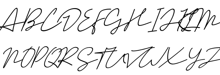 Mansions Schriftart Anderer Schreiben