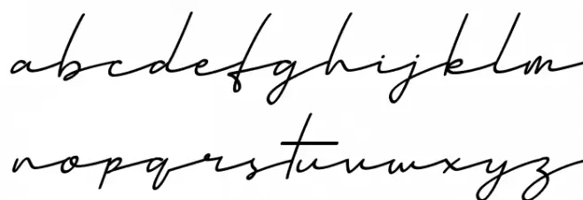 Mansions Font LOWERCASE