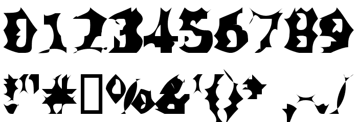 Manslem Font OTHER CHARS