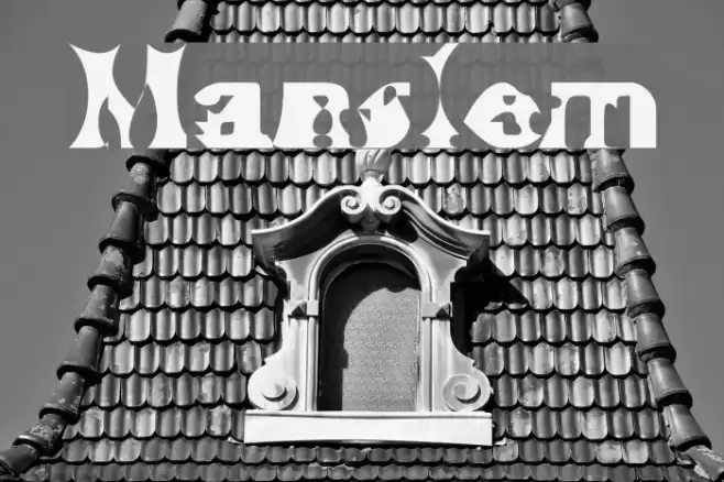 Manslem Font examples