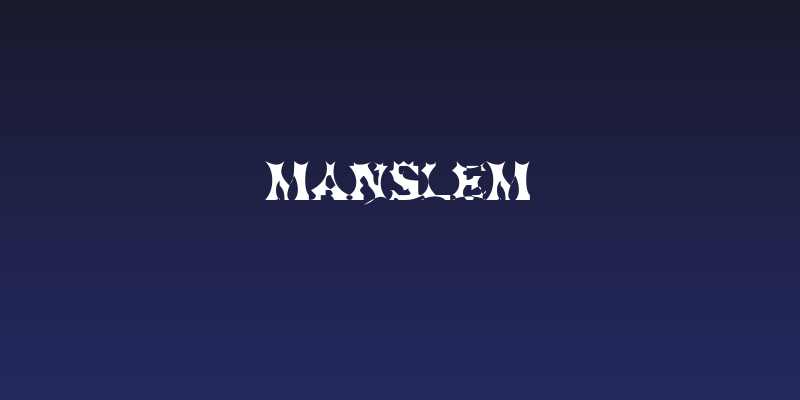 Manslem Social Header