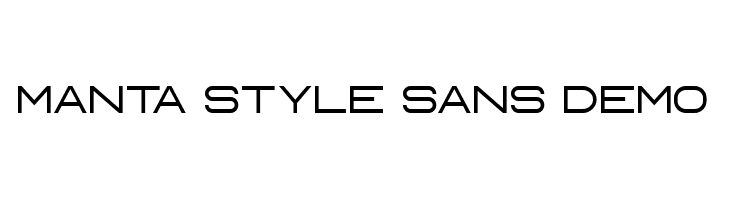 Manta Style Sans DEMO  Fuentes Gratis Descargar