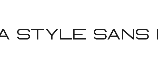 Manta Style Sans DEMO Logo