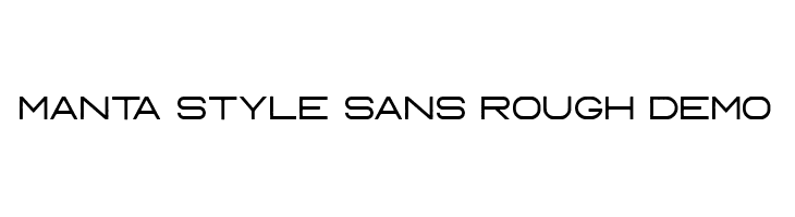 Manta Style Sans Rough DEMO  لخطوط تنزيل