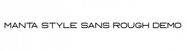 Manta Style Sans Rough DEMO  baixar fontes gratis