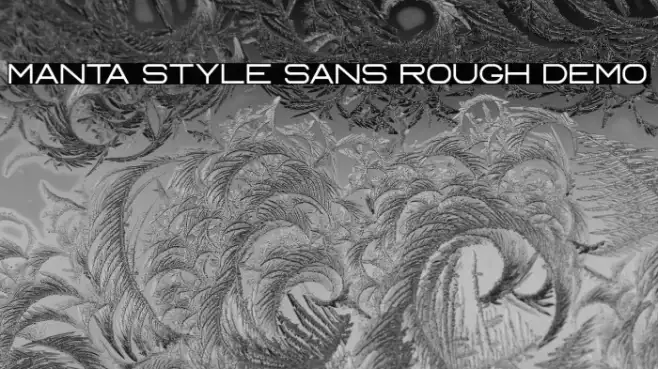 Manta Style Sans Rough DEMO Example 2