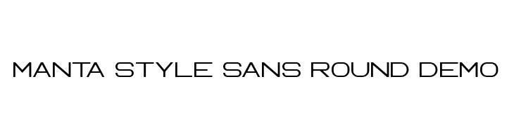 Manta Style Sans Round DEMO  Скачать бесплатные шрифты