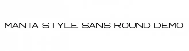 Manta Style Sans Round DEMO  baixar fontes gratis