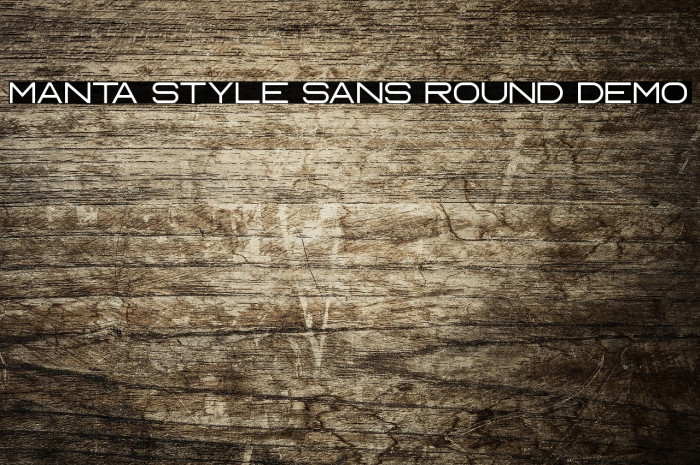 Manta Style Sans Round DEMO Example 3