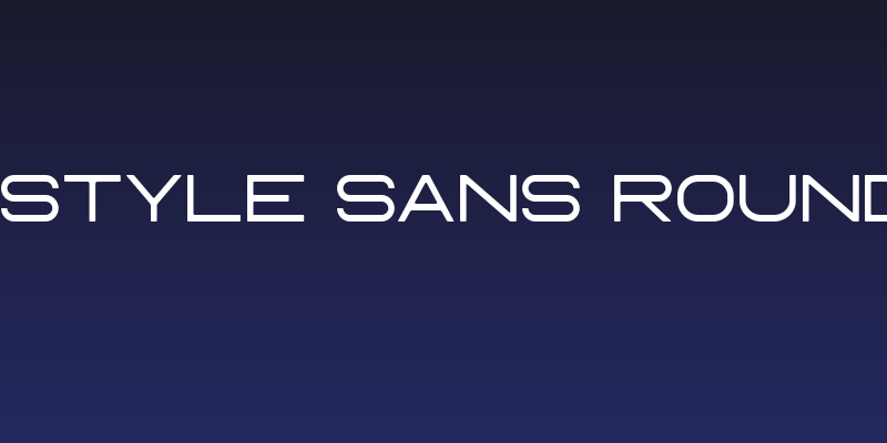 Manta Style Sans Round DEMO Social Header