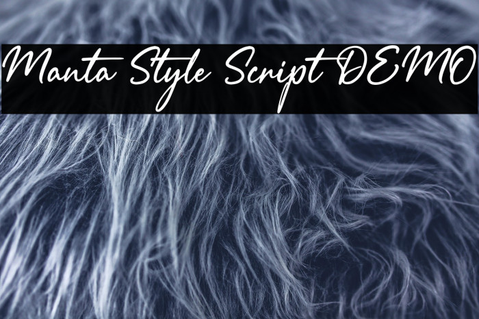 Manta Style Script DEMO Example 1