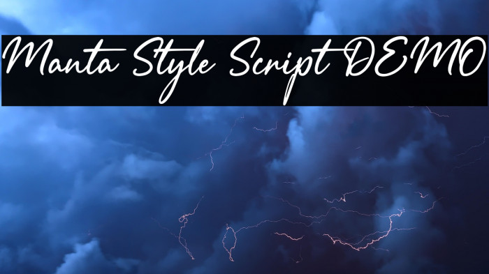 Manta Style Script DEMO Example 3