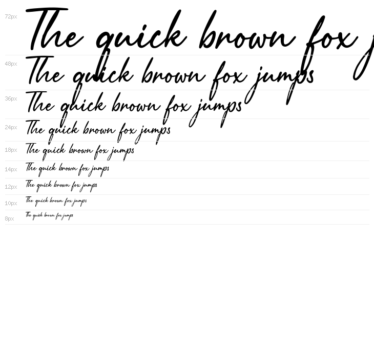 Manta Style Script DEMO Waterfall