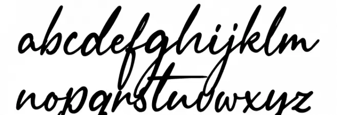 Manta Style Script DEMO Fuentes MINÚSCULAS