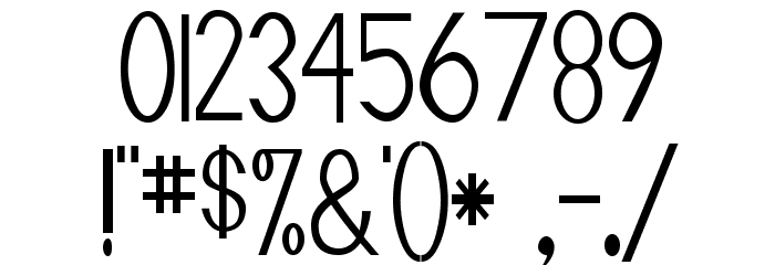 Manta Font OTHER CHARS
