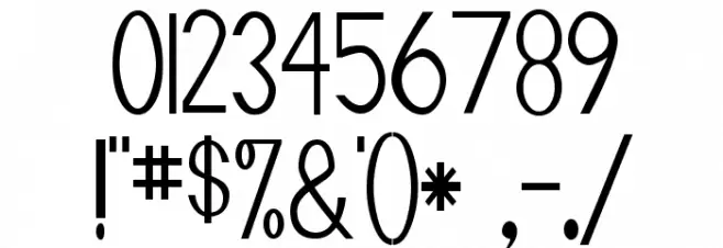 Manta Font OTHER CHARS