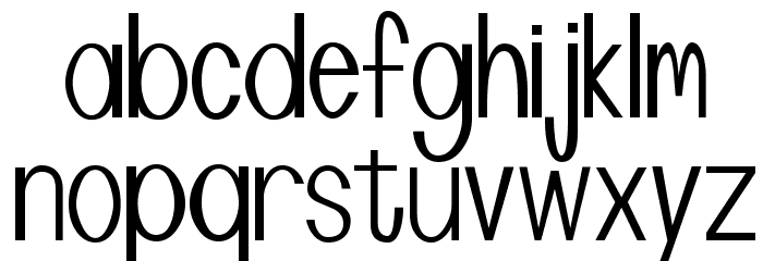 Manta Font LOWERCASE