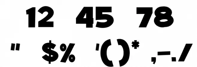 Mantab Font OTHER CHARS