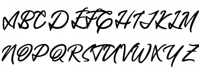 MantarayDEMO Schriftart Groß