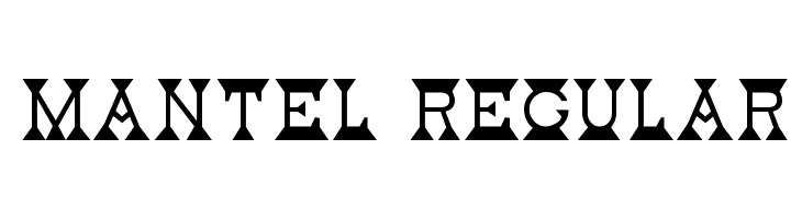 Mantel Regular  Descarca Fonturi Gratis