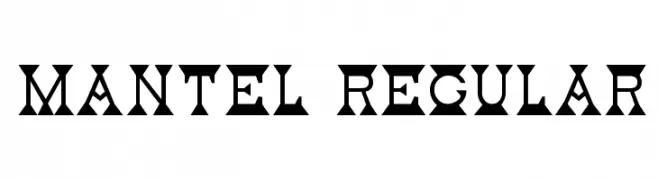 Mantel Regular  baixar fontes gratis
