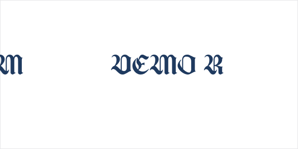 Mantela DEMO Regular Logo