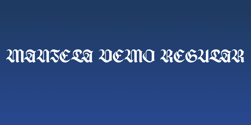 Mantela DEMO Regular Social Header