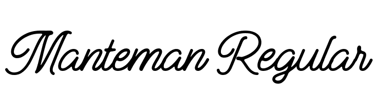 Manteman Regular  नि: शुल्क फ़ॉन्ट्स डाउनलोड