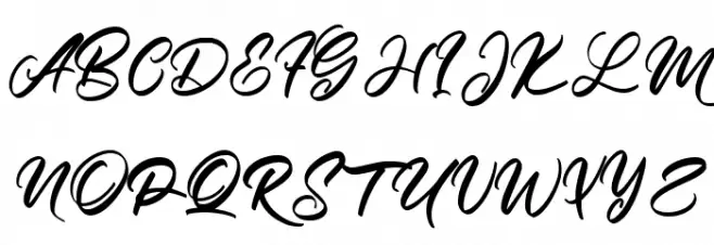 Manthesy Schriftart Groß