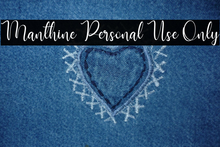 Manthine Personal Use Only Example 2