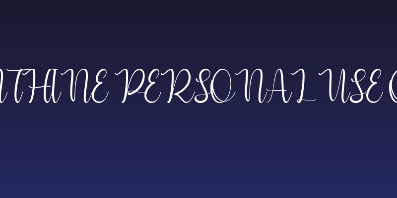 Manthine Personal Use Only Social Header