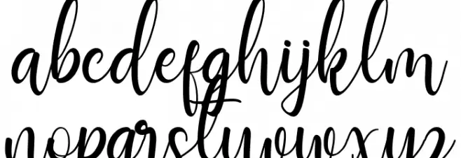 Manthine Personal Use Only फ़ॉन्ट लोअरकेस