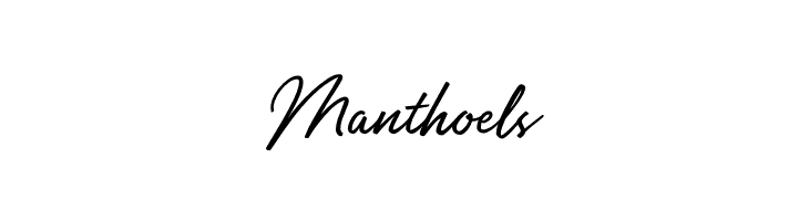 Manthoels  Скачать бесплатные шрифты