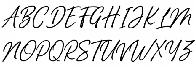 Manthoels Schriftart Groß