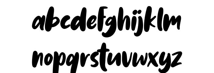 Manthul Font LOWERCASE