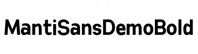 Manti Sans Demo Bold  Fuentes Gratis Descargar