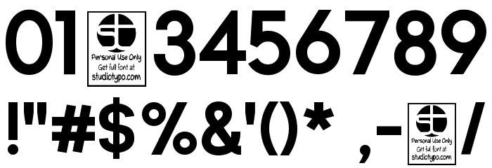 Manti Sans Demo Bold Font Alte caractere