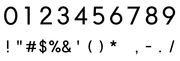 Manti Sans Fixed Demo Font OTHER CHARS