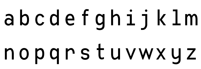 Manti Sans Fixed Demo Font LOWERCASE