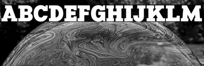 Manti Slab Black Demo Font examples