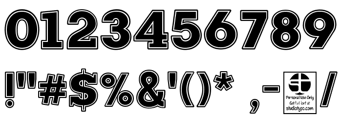 Manti Slab College Demo Font OTHER CHARS