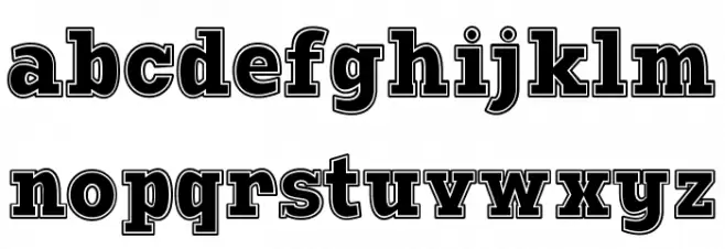 Manti Slab College Demo 字体 小写