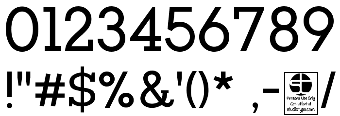 Manti Slab Demo Font OTHER CHARS