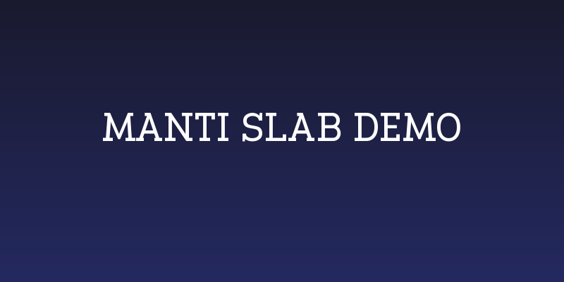 Manti Slab Demo Social Header